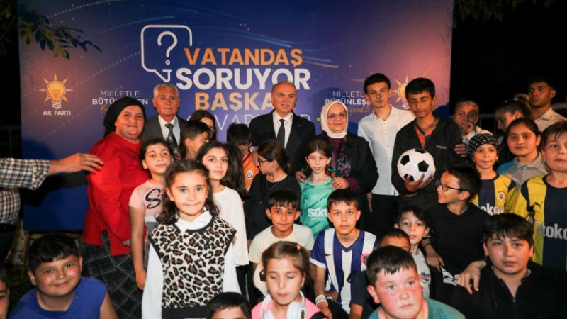 BAŞKAN ÖZLÜ HAMİDİYE’DE VATANDAŞLARLA BULUŞTU