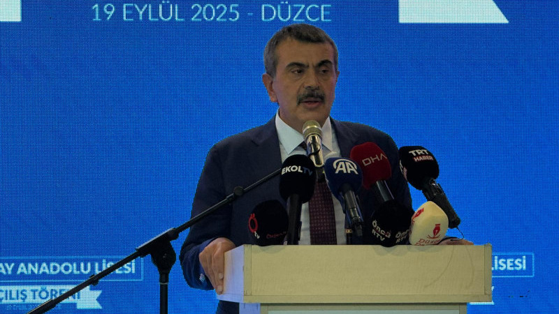 MİLLİ EĞİTİM BAKANI YUSUF TEKİN, DÜZCE'DEKİ LİSEYİ AÇTI 