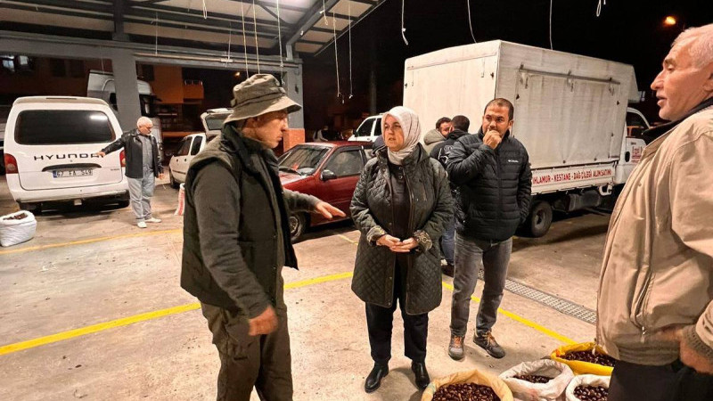 DÜZCE KESTANESİ ÜRETİCİLERİNE ZİYARET