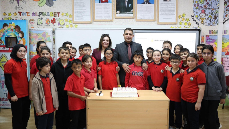 MEKTUP YAZARAK VALİ ASLAN’I OKULA DAVET ETTİ  