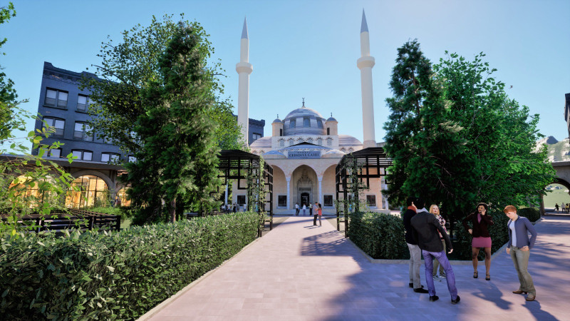 BAŞKAN ÖZLÜ’DEN CEDİDİYE KENT MEYDANI PROJESİ AÇIKLAMASI