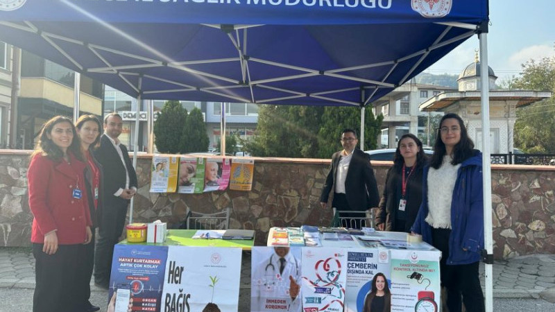 KAYNAŞLI’DA ORGAN BAĞIŞI STANDI KURULDU