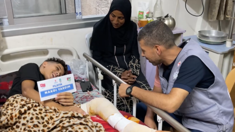 GAZZE’DEN DÜZCE’YE TEŞEKKÜR