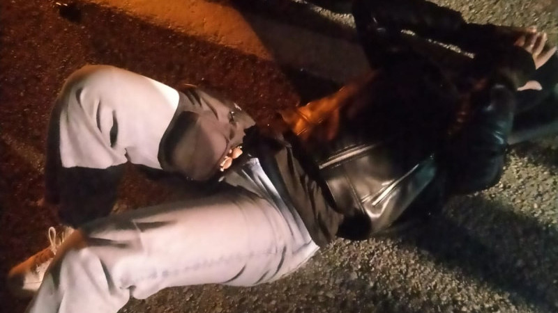 MOTOSİKLET SÜRÜCÜSÜ YARALANDI 