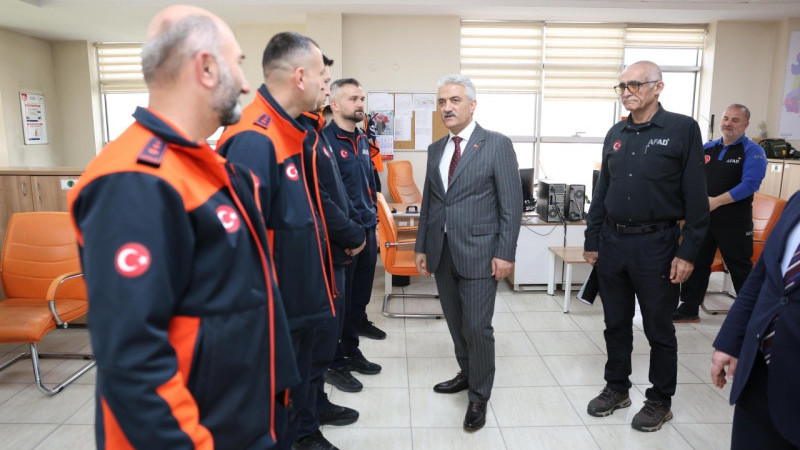 VALİ MAKAS’TAN AFAD’A ZİYARET