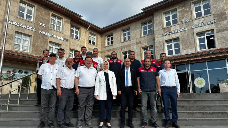 DÜZCE TARIMINDA DEVAM EDEN ÇALIŞMALAR DEĞERLENDİRİLDİ