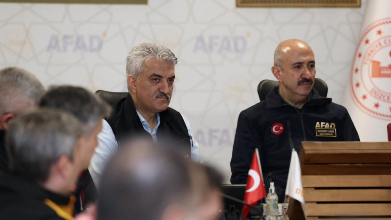 DÜZCE’DE YAĞIŞLARIN ARDINDAN AFAD’DA KRİTİK TOPLANTI