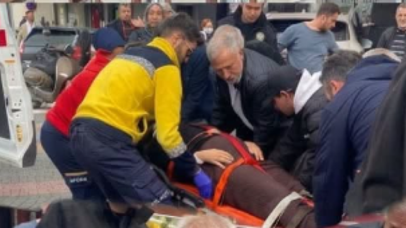 MOTOSİKLET SÜRÜCÜSÜ YARALANDI