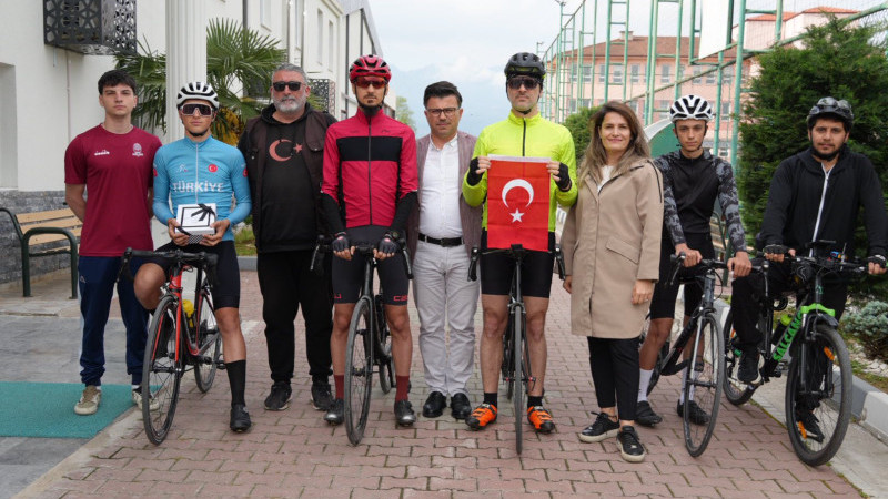 SELANİK’TEN GELEN BAYRAK VE TOPRAK DÜZCE’YE ULAŞTI