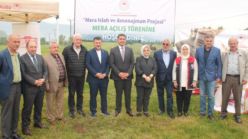 DÜZCE’DE ISLAHI TAMAMLANAN MERALAR HİZMETE AÇILDI