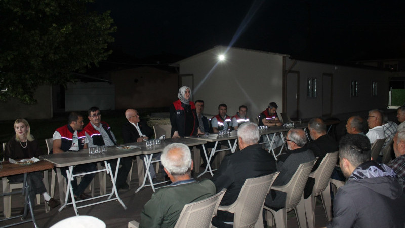 YENİTAŞKÖPRÜ’DE ÇİFTÇİ BULUŞMASI GERÇEKLEŞTİRİLDİ