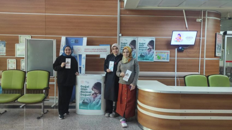 YIĞILCA’DA NORMAL DOĞUM FARKINDALIK STANDI AÇILDI