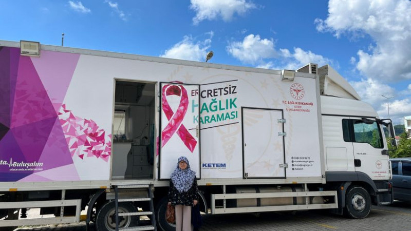 MOBİL KANSER TARAMA TIRI GÜMÜŞOVA’DA