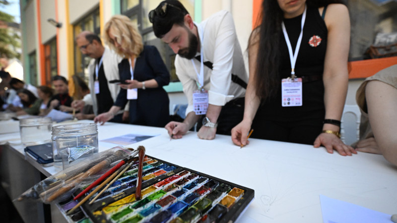 10 ÜLKEDEN 41 RESSAM BU FESTİVALDE BULUŞTU