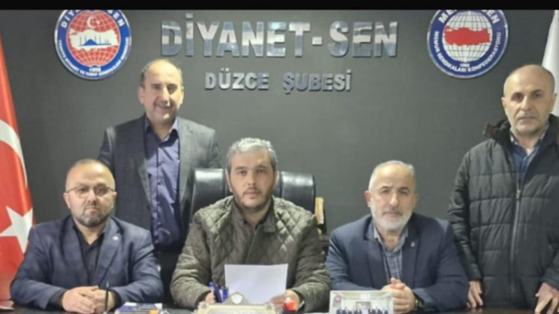 DİYANET-SEN DÜZCE ŞUBESİ’NDEN İMZA KAMPANYASI