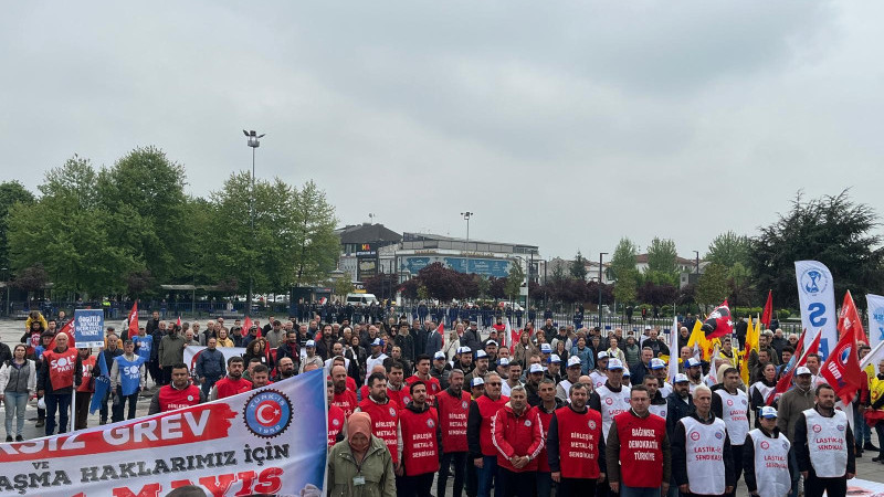 1 MAYIS İŞÇİ VE EMEKÇİLER BAYRAMI DÜZCE’DE KUTLANDI