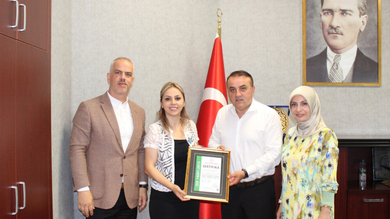 ÇEVRE YÖNETİM SİSTEMİ SERTİFİKASI ALDILAR