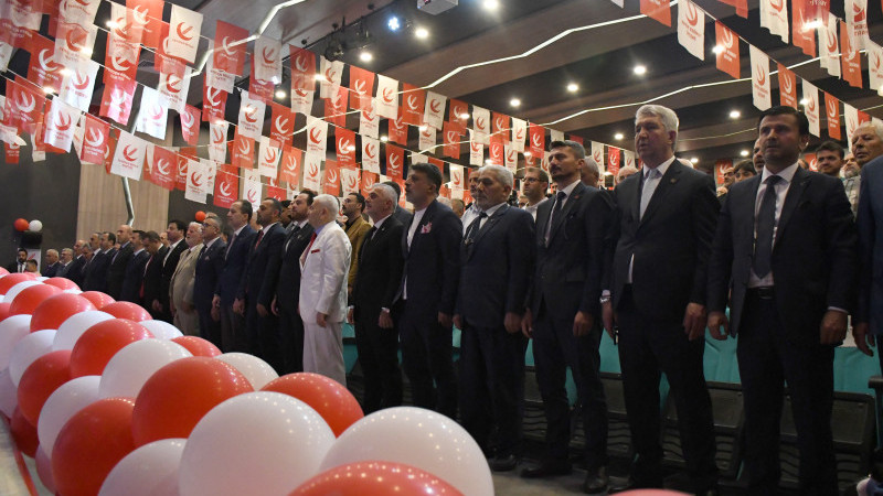 YENİDEN REFAH PARTİSİ GENEL BAŞKANI ERBAKAN, DÜZCE’YE GELDİ