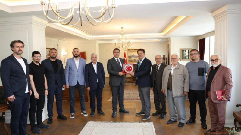 MÜTEAHHİTLER BİRLİĞİ VALİ SELÇUK ASLAN’I ZİYARET ETTİ