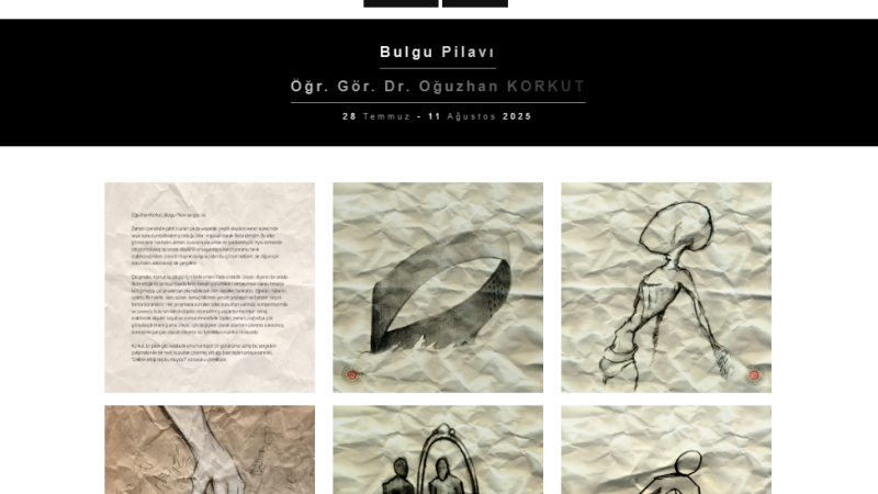 “BULGU PİLAVI” SERGİSİ ÇEVRİM İÇİ OLARAK ZİYARETE AÇILDI