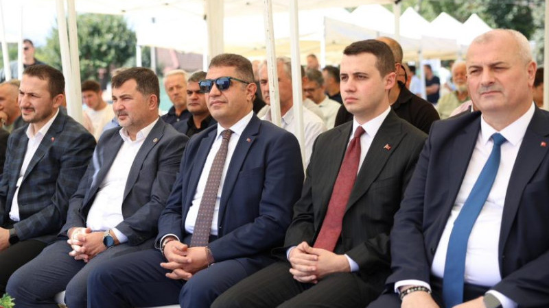 ÇİLİMLİ GENÇLİK MERKEZİ TEMEL ATMA TÖRENİ DÜZENLENDİ 