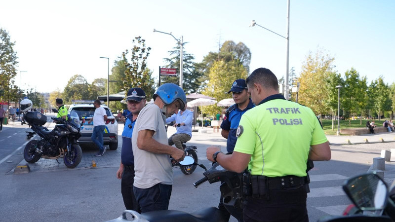 TRAFİĞE KAPALI ALANLARDA MOTOSİKLET DENETİMİ