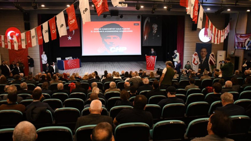 CHP DÜZCE 11. OLAĞAN İL KONGRESİ DÜZENLENDİ
