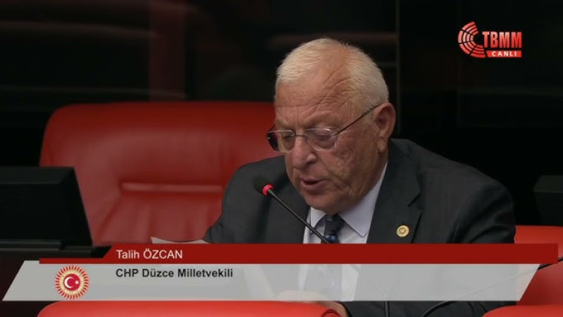 CHP DÜZCE MİLLETVEKİLİ TALİH ÖZCAN AKÇAKOCA’DAKİ SAĞLIK EKSİKLİKLERİNİ MECLİS GÜNDEMİNE TAŞIDI