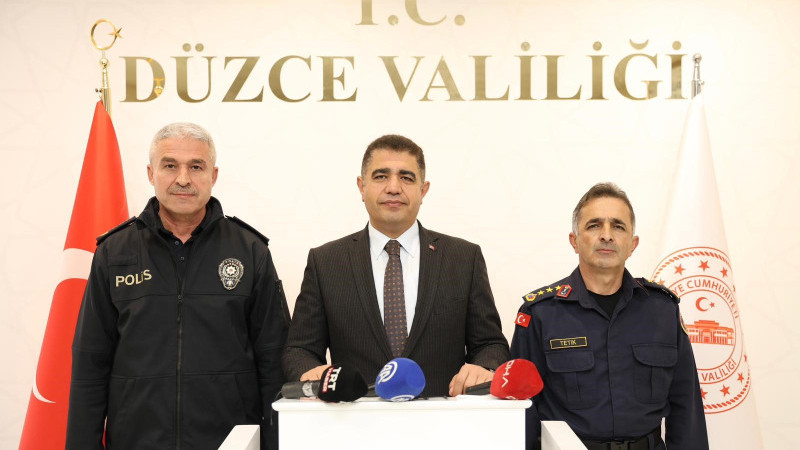 DÜZCE’DE SUÇ ORANLARI GEÇEN YILA ORANLA YÜZDE 10 AZALDI 