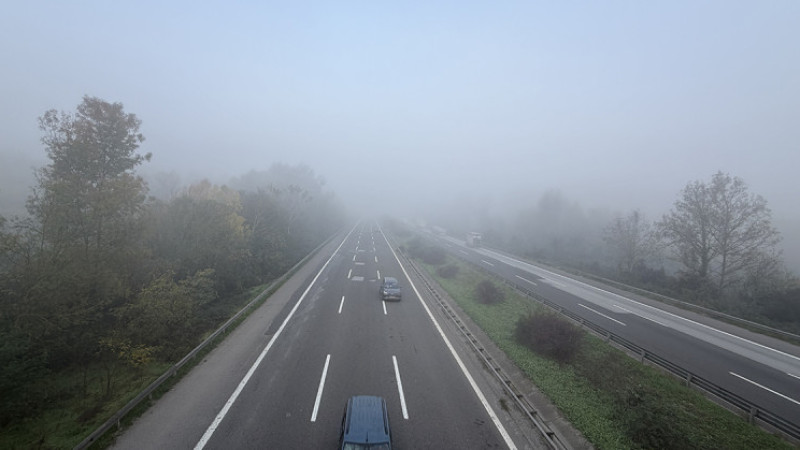 ANADOLU OTOYOLU'NUN DÜZCE KESİMİNDE SİS ETKİLİ OLDU