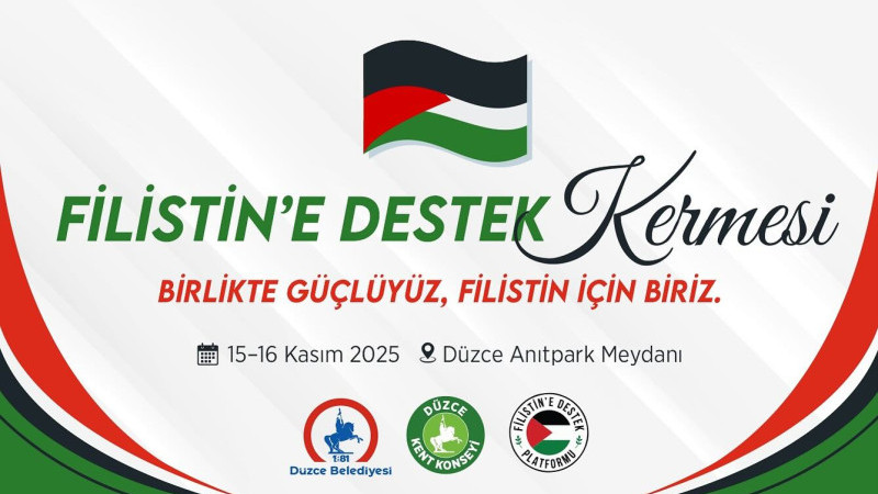 FİLİSTİN’E DESTEK KERMESİ DÜZENLENİYOR