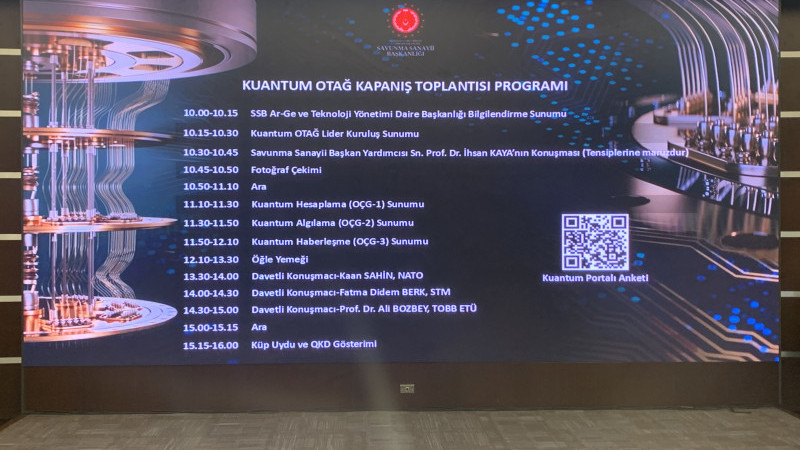 DÜ KUANTUM TEKNOLOJİLERİ KAPANIŞ TOPLANTISI’NA KATILIM SAĞLADI