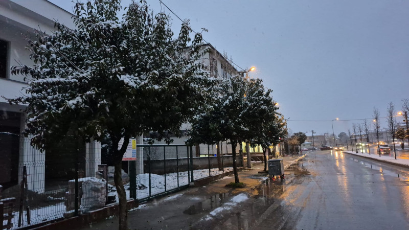 DÜZCE KAR YAĞIŞINA UYANDI