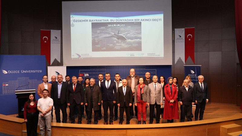 ‘BU DÜNYADAN BİR AKINCI GEÇTİ’ BELGESELİ DÜ’DE GÖSTERİME SUNULDU