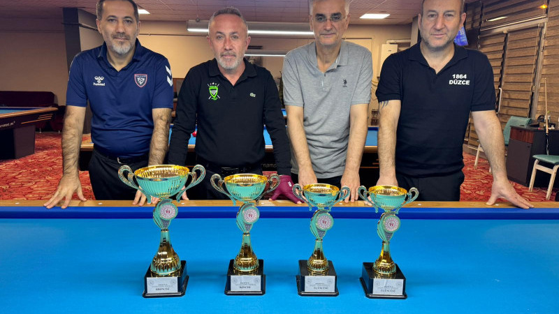 3 BANT BİLARDO’DA KUPA SAHİBİNİ BULDU