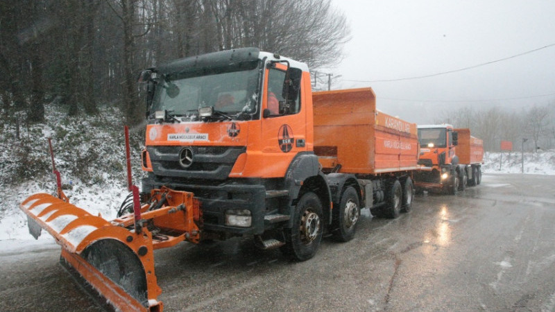 KAR YÜKSEKLERDE ETKİLİ OLDU