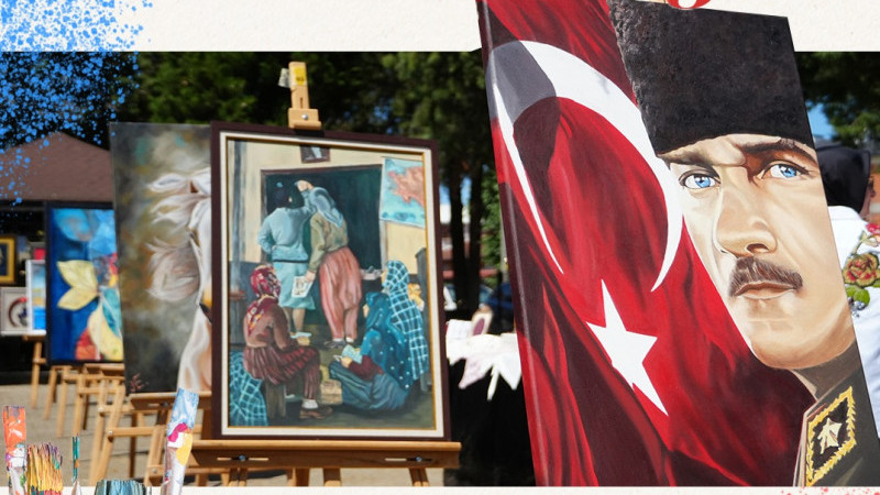 DÜZCE BELMEK’TEN RESİM SERGİSİ