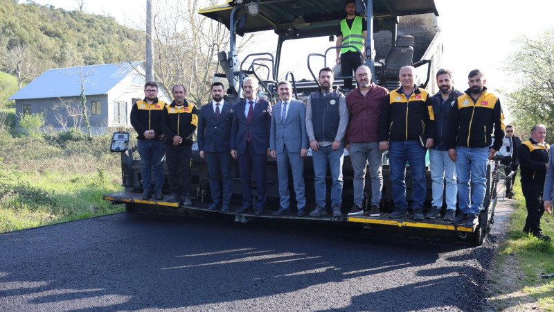 DÜZCE’DE ASFALT SEZONU AÇILDI