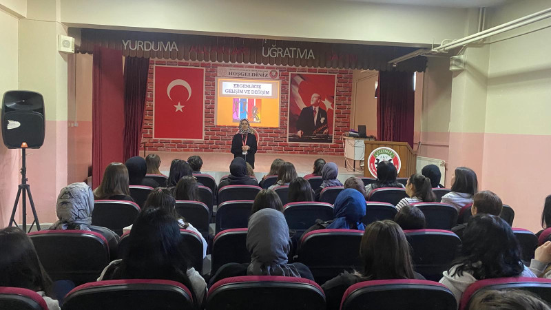 LİSE ÖĞRENCİLERİNE SAĞLIK EĞİTİMİ 