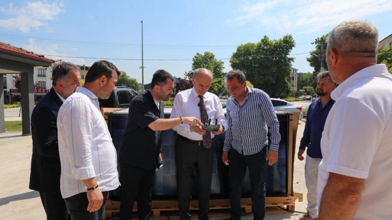 PAZARYERİ ÇATISI ENERJİ FABRİKASI OLUYOR