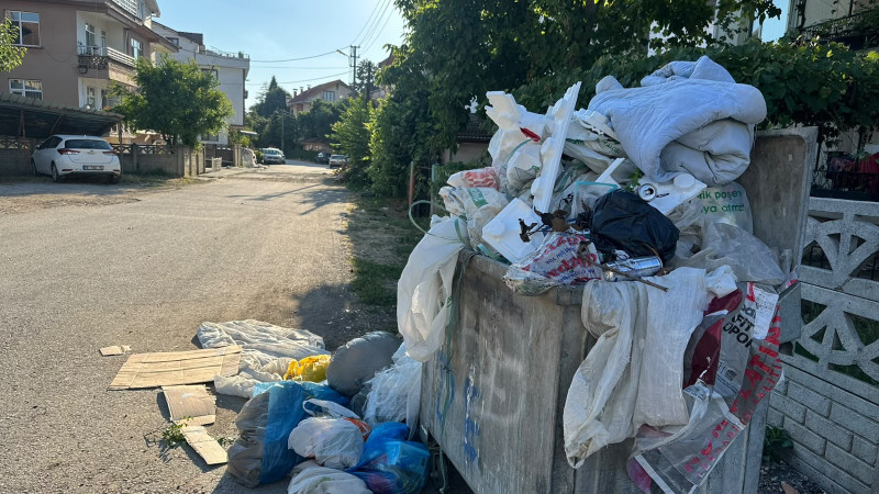  ÇÖPLER ALINMAYINCA DAĞLAR OLUŞTU
