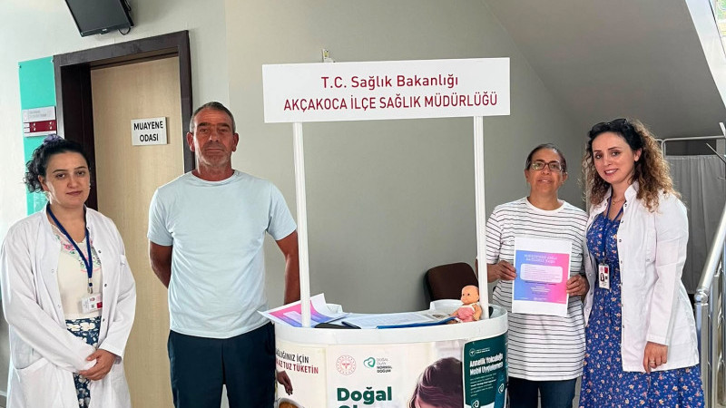 ANNE VE BEBEK SAĞLIĞI İÇİN BİLGİLENDİRME YAPILDI