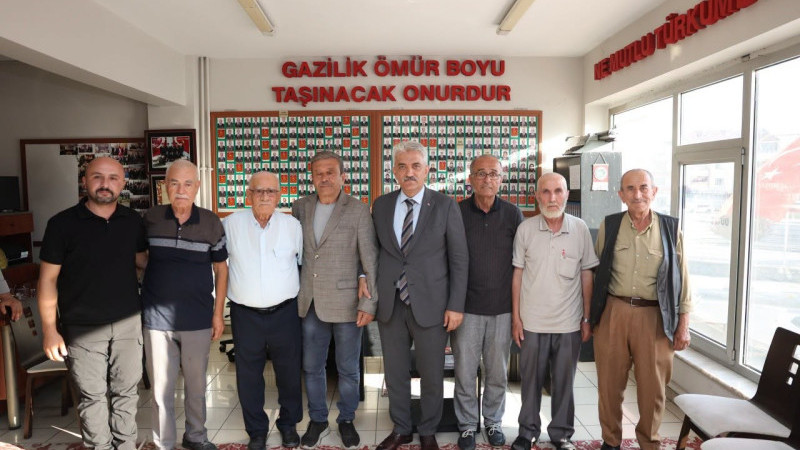 VALİ MAKAS, KAHRAMAN GAZİLERLE BİR ARAYA GELDİ