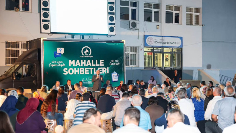 BAŞKAN ÖZLÜ MÜJDELERİ KONURALP’TE SIRALADI