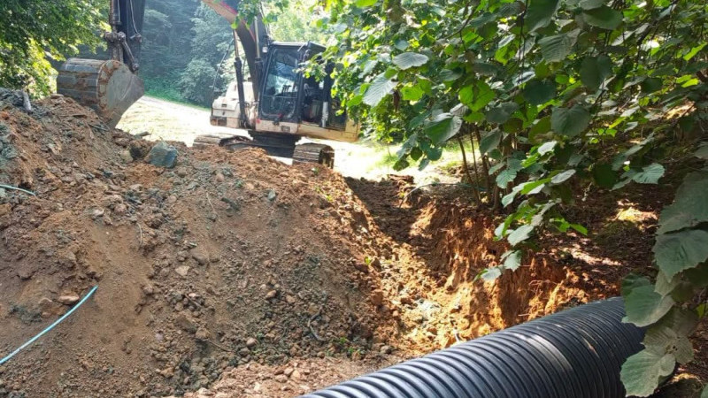 DAVUTAĞA KÖYÜ’NDE ALTYAPI GÜÇLENDİRİLİYOR