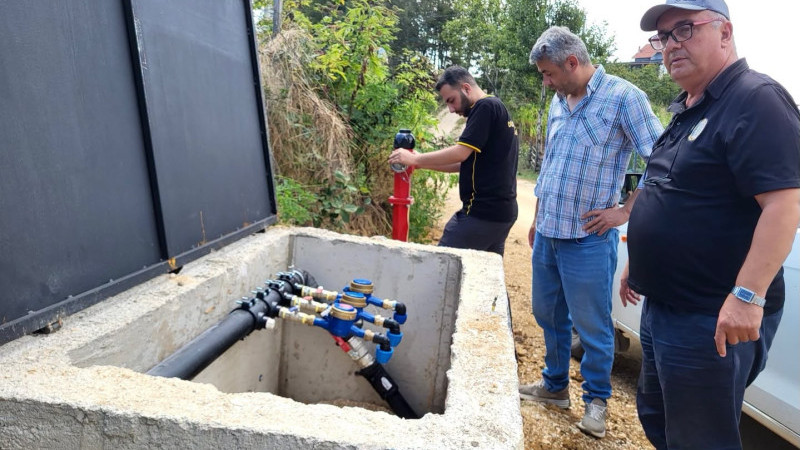 İÇME SUYU HATTI TAMAMLANDI