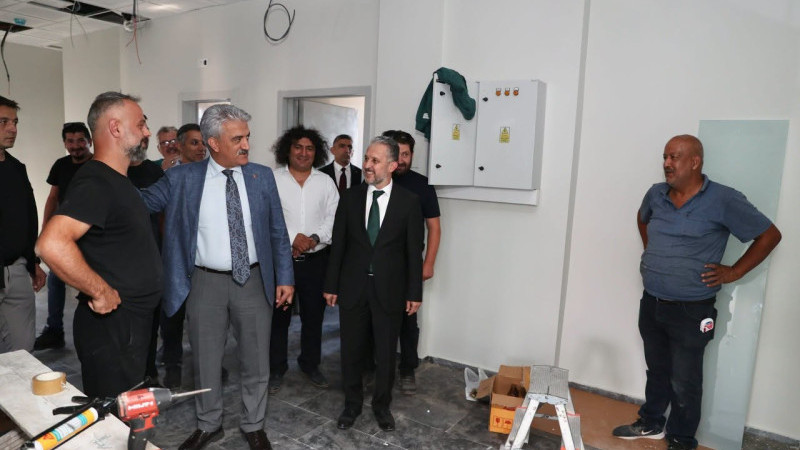 YENİ SAĞLIK MERKEZİNDE ÇALIŞMALAR SÜRÜYOR
